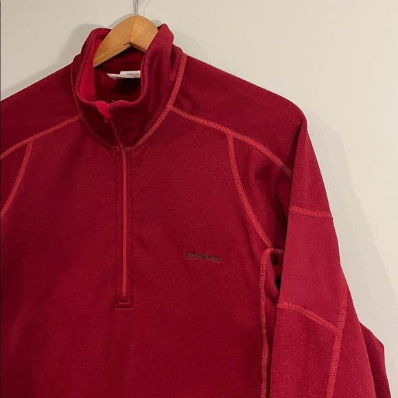 PATAGONIA Stretch Velocity Fleece Lined Base Layer Half Zip Pullover Mens Large - Picture 2 of 8